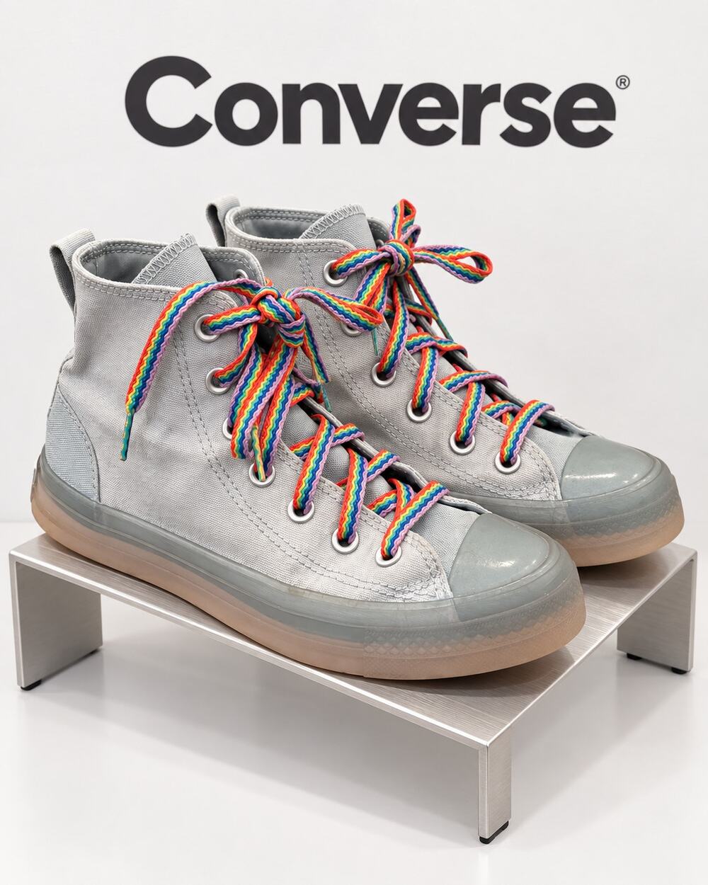 Converse Chuck Taylor All Star CX Stretch Canvas High Tops Blue Womenโs 6.5